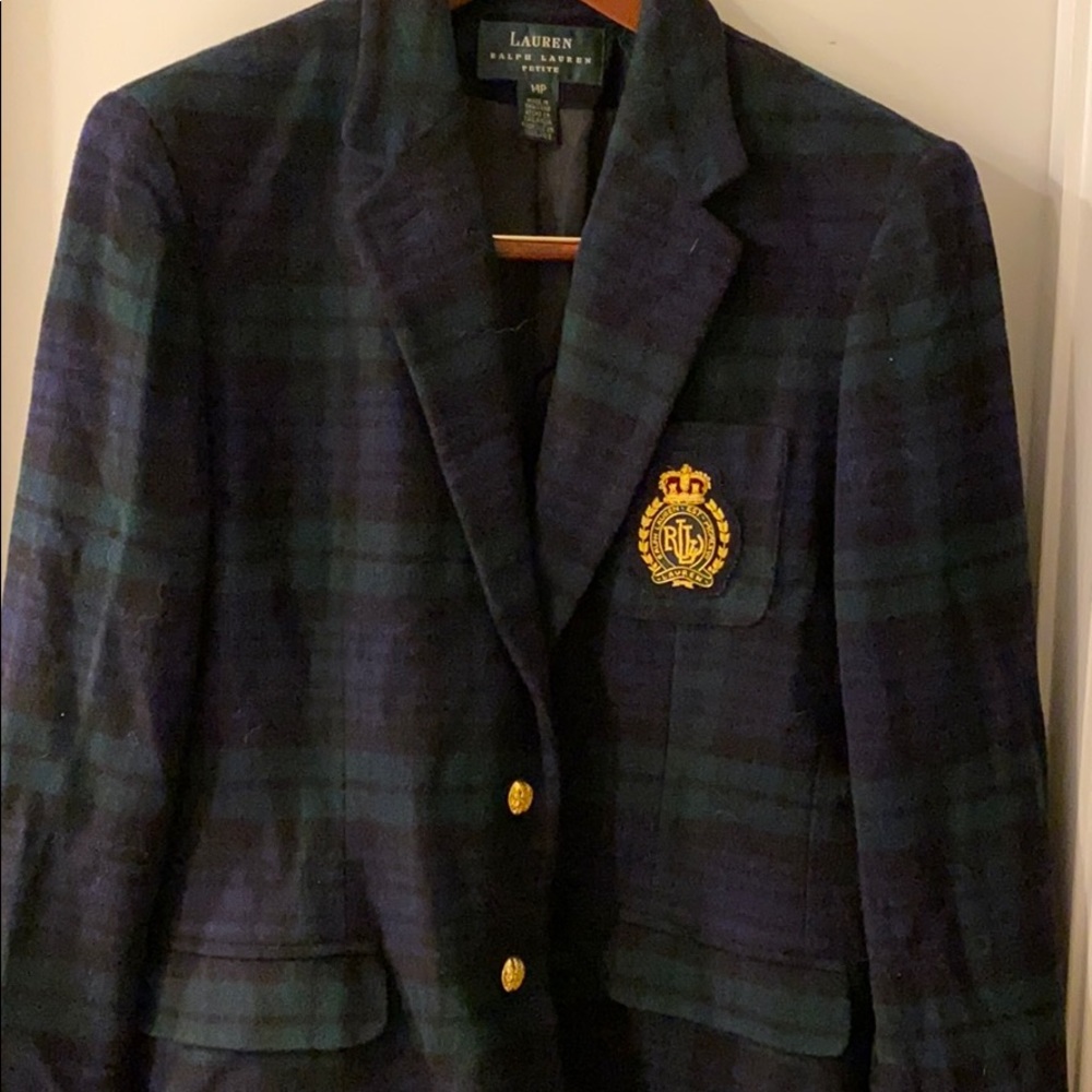 Ralph Lauren Plaid Blazer
